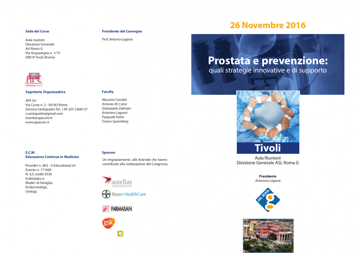 Prostata e prevenzione