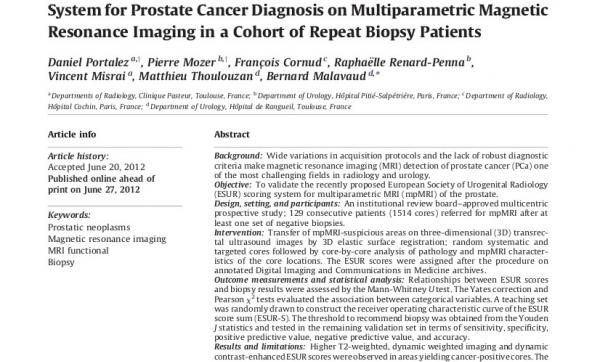 Articolo Cancro alla Prostata