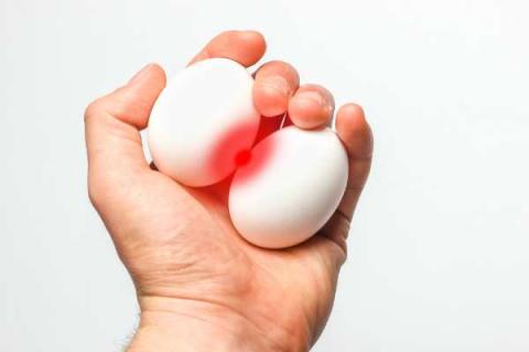 testicolo più grande dell'altro